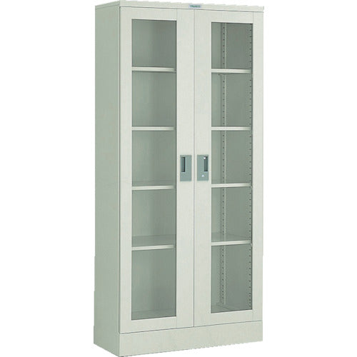 ＴＲＵＳＣＯ　コンテナラックケース　バンラックケース　Ｍ型　両開き扉　８４４Ｘ３４０ＸＨ１７９０