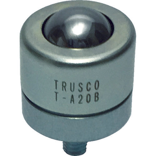 ＴＲＵＳＣＯ　ボールキャスター　切削加工品上向用　スチール製ボール