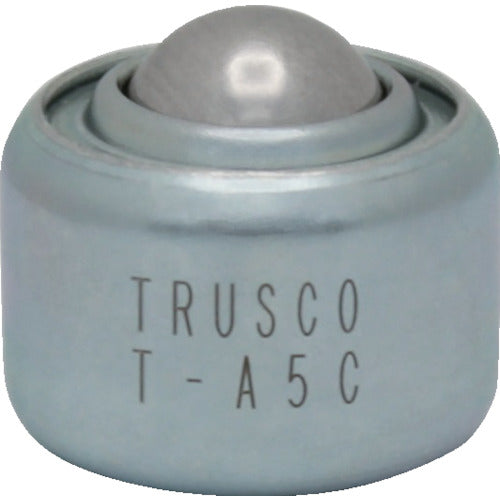 ＴＲＵＳＣＯ　ボールキャスター　プレス成型品上向用　スチール製ボール