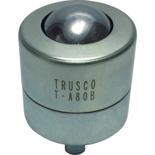 ＴＲＵＳＣＯ　ボールキャスター　切削加工品上向用　スチール製ボール