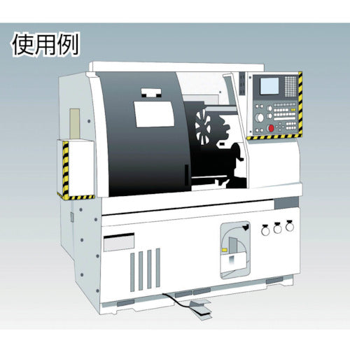ＴＲＵＳＣＯ　安心クッションＬ字型　油面接着仕様　大　黒・黄　１本入り