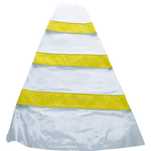 ＴＲＵＳＣＯ　安全コーン用反射材後付けカバー　反射材黄色