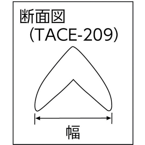 ＴＲＵＳＣＯ　コーナーエコクッションＳ　イエロー　２０ｍｍＸ９００ｍｍ