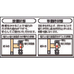 ＴＲＵＳＣＯ　アルミ製作業用踏台　マグネット保持キャスター　高さ０．９ｍ３段
