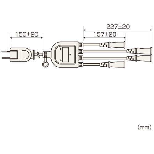 ＳＡＮＷＡ　ＡＣアダプタ専用電源延長コード
