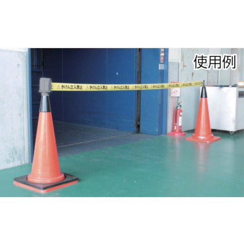ＴＲＵＳＣＯ　バリアライン用標示テープ５Ｍ　きけん立入禁止