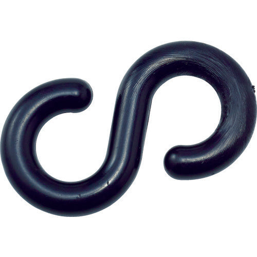 ＴＲＵＳＣＯ　プラフックＳ型　黒　６ｍｍ　（２個入）