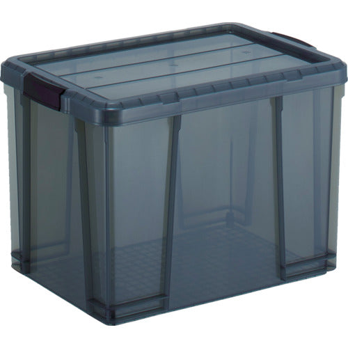 ＴＲＵＳＣＯ　クリアライトボックス　４７Ｌ　黒半透明