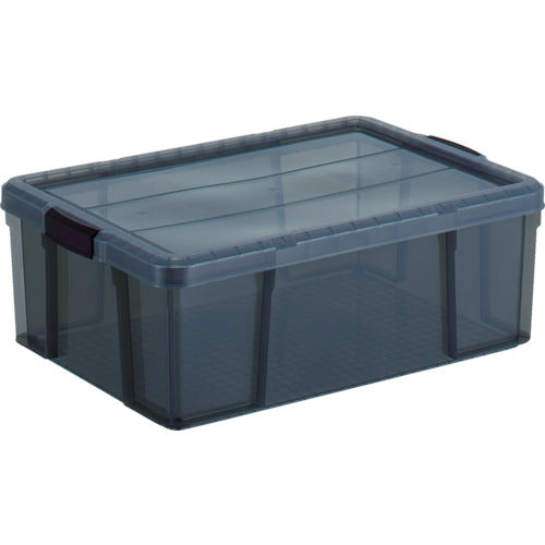 ＴＲＵＳＣＯ　クリアライトボックス　４４Ｌ　黒半透明