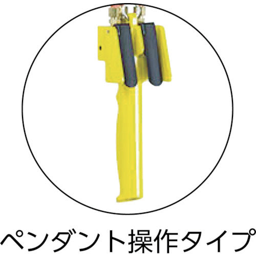 キトー エアホイスト 懸垂形（引きひも方式）標準揚程3m 定格荷重:0.25t（超高速タイプ）