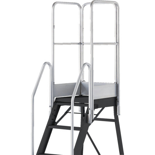 ＴＲＵＳＣＯ　踏み台ＴＤＡＤ用フルセット手すり　高さ１１００ｍｍ　本体高さ０．９０ｍ〜１．８０ｍ用