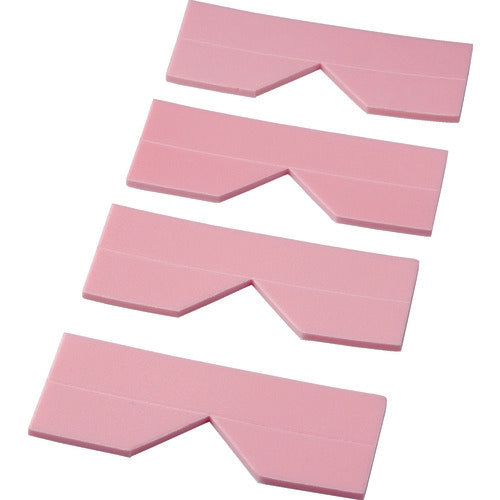 ＴＲＵＳＣＯ　エッジクッションテープ　コーナー用４枚入　レッド