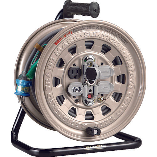 ハタヤ　コードリール　サンタイガーリール　単相１００Ｖアース付　３０ｍ　サーモカット付