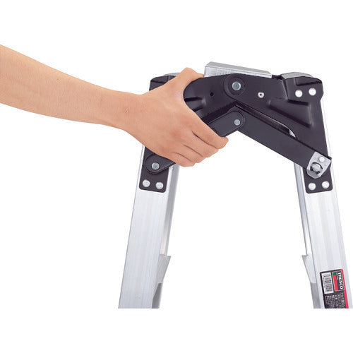 ＴＲＵＳＣＯ　はしご兼用脚立　アルミ合金製・脚カバー付　高さ１．１１ｍ