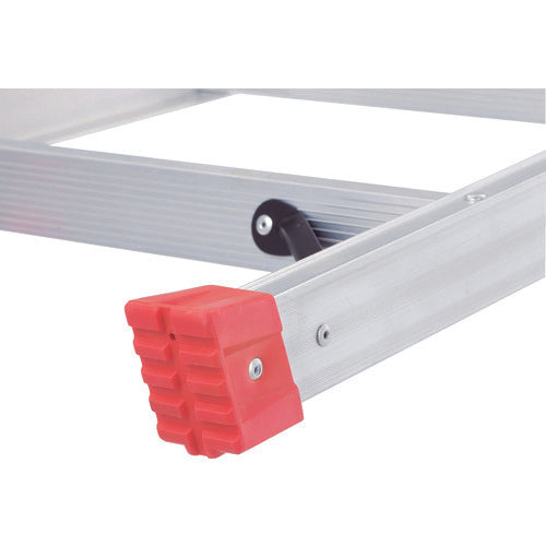 ＴＲＵＳＣＯ　はしご兼用脚立　アルミ合金製・脚カバー付　高さ１．９８ｍ