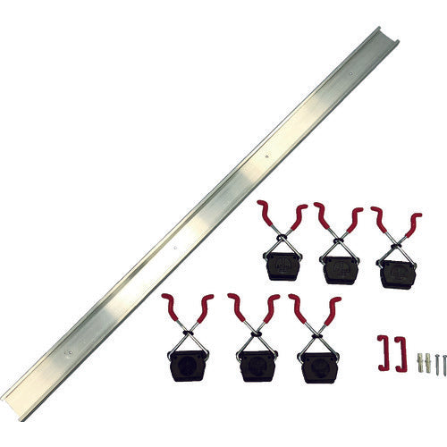 ユタカメイク　ツールホルダー　レールセット　レール７５ｃｍホルダー５個
