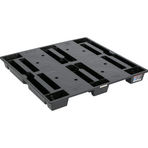 ＴＲＵＳＣＯ　樹脂パレット（片面二方差し・ネスティングタイプ）　輸出梱包用スキットパレット　間口１１００×奥行１１００×高さ１１５ｍｍ