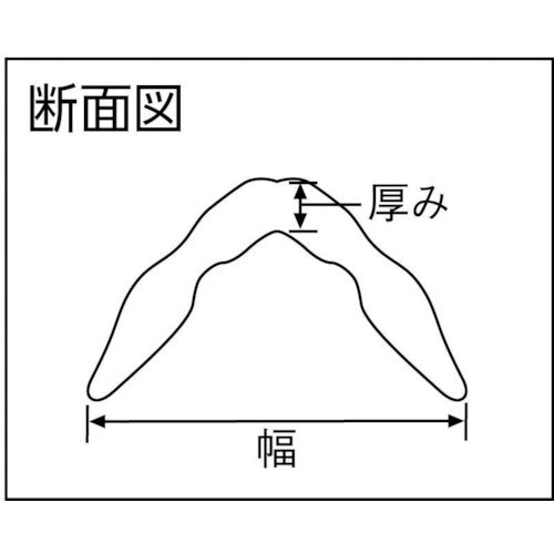 ＴＲＵＳＣＯ　Ｌ型角養生材　２本入　５０ｍｍＸ１．７ｍ　２本入