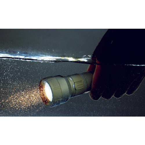 ＴＲＵＳＣＯ　充電式防水ＬＥＤライト　ＮＵＤＡ　３２０ルーメン　ＯＤ色