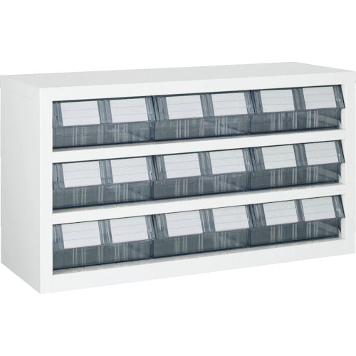 ＴＲＵＳＣＯ　パーツケース　横型バンラックケースＭ型　８５４Ｘ３０７ＸＨ４６８　３段３列　Ｗ