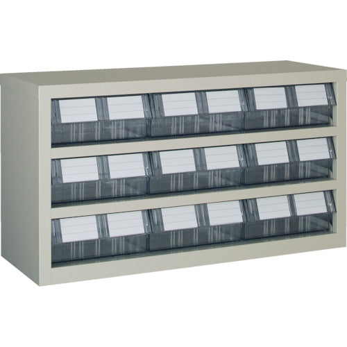 ＴＲＵＳＣＯ　パーツケース　横型バンラックケースＭ型　８５４Ｘ３０７ＸＨ４６８　３段３列