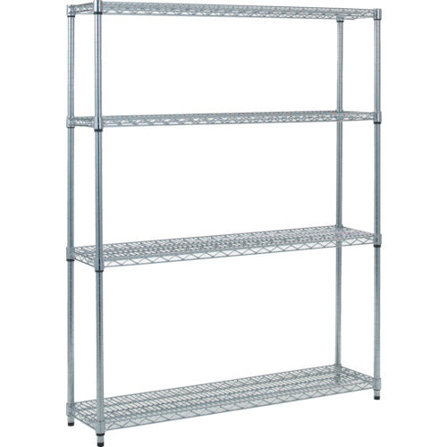 ＴＲＵＳＣＯ　スチール製メッシュラック　Ｗ１２０５ＸＤ３０５ＸＨ１５３３　４段　