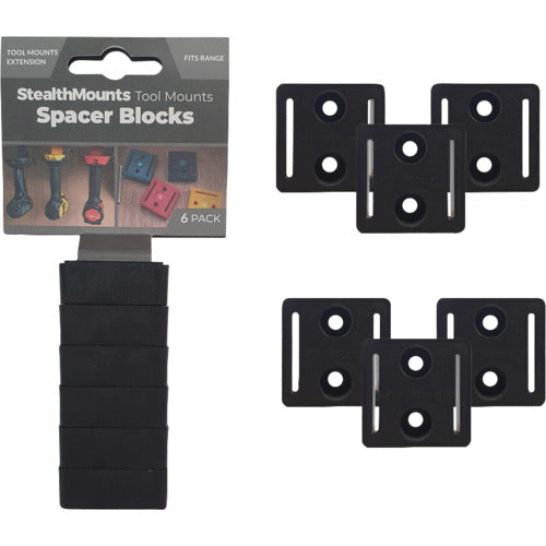 ステルスマウント　ツールマウントスペーサーブロック（６個入り）ブラック