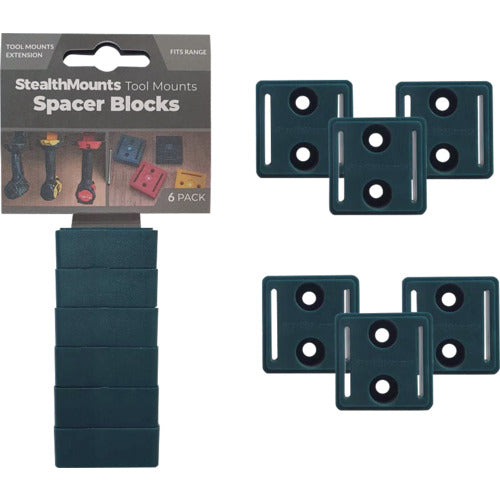 ステルスマウント　ツールマウントスペーサーブロック（６個入り）ブルー