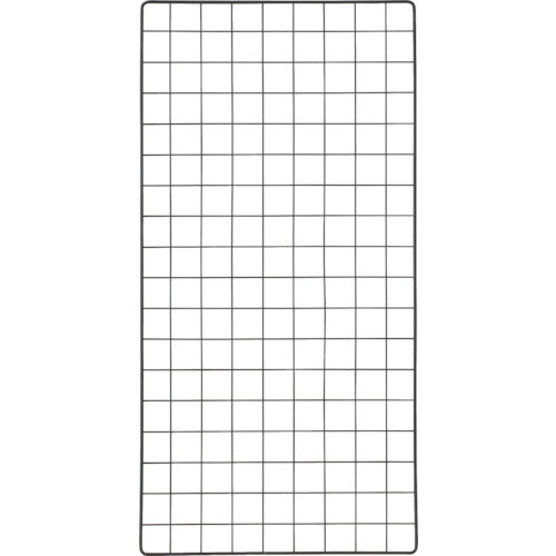 ＴＲＵＳＣＯ　棚用ディスプレイネット　金具付　４５０Ｘ９００　黒