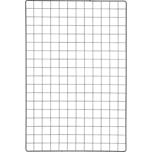 ＴＲＵＳＣＯ　棚用ディスプレイネット　金具付　６００Ｘ９００　黒