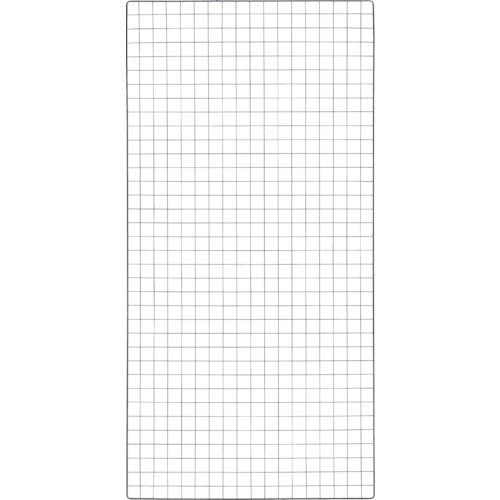 ＴＲＵＳＣＯ　棚用ディスプレイネット　金具付　９００Ｘ１８００　黒
