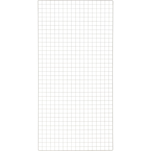 ＴＲＵＳＣＯ　棚用ディスプレイネット　金具付　９００Ｘ１８００　ネオグレー
