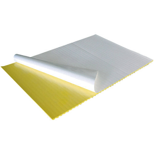 ＴＲＵＳＣＯ　ジャバラマットスリム　粘着付き　１２００Ｘ１８００ｍｍ　イエロー