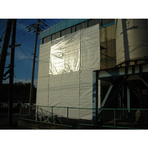 萩原　ターピー　透光防炎シート　半透明　３．６ｍ×５．４ｍ