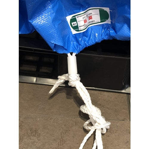 TRUSCO ブルーシートキャッピー ボックス型防炎 500×500×1000mm