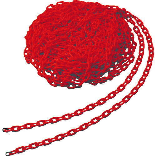 ＴＲＵＳＣＯ　プラチェーン　６ＭＭＸ３０Ｍ　レッド
