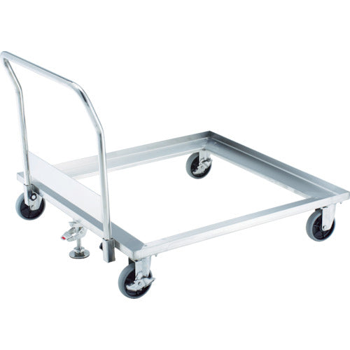 TRUSCO オールステンパレットカー 1120×1120mm ストッパー／ハンドル付