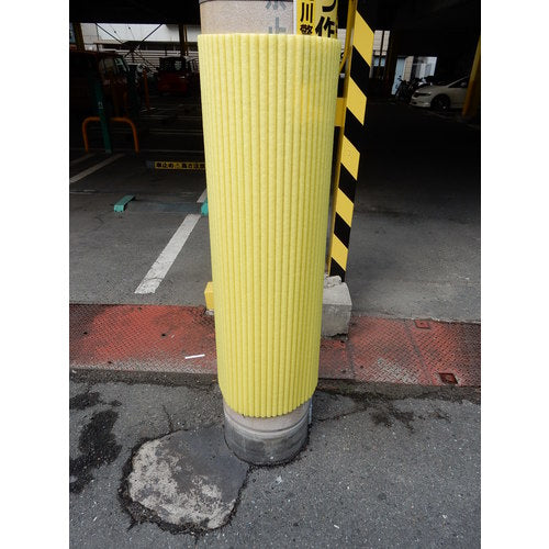 ＴＲＵＳＣＯ　ポリエチレンジャバラマット　幅９００　高さ９００　イエロー