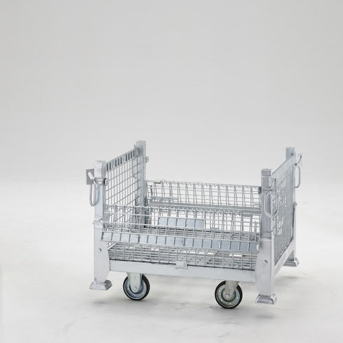 TRUSCO 吊りネットパレット車輪付 800x1000x773mm 700kg