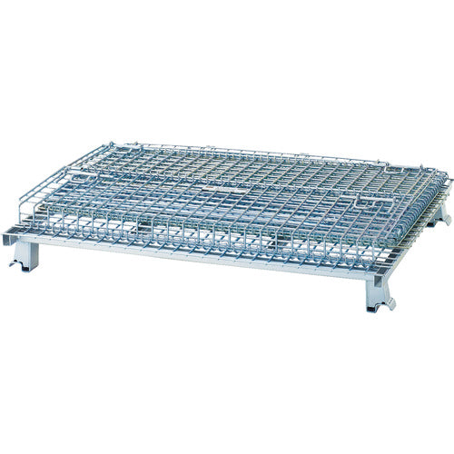 TRUSCO ネットパレット普及型 1000x1200x890mm 1200kg 2枚フタ付