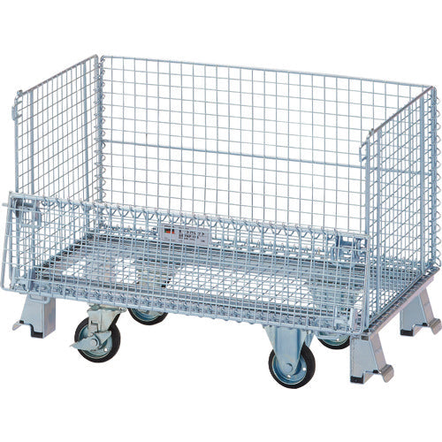 TRUSCO ネットパレット車輪付 800x500x580mm 300kg