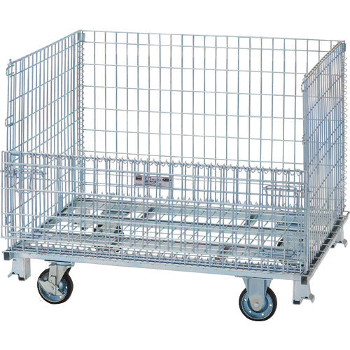 TRUSCO ネットパレット車輪付 1200x1000x995mm 700kg