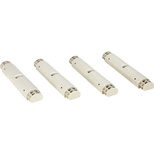 ＴＲＵＳＣＯ　プラ棚用　脚のみ４本セット　高さ３７２ｍｍ用　ネオグレー