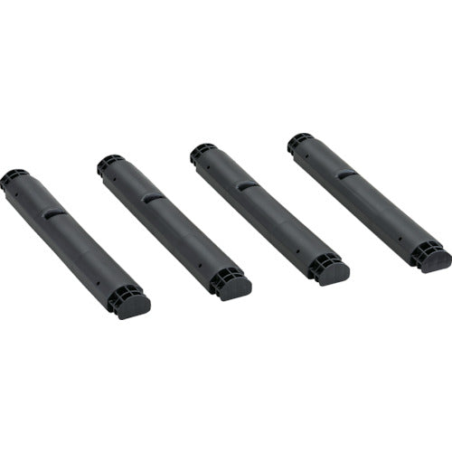 ＴＲＵＳＣＯ　プラ棚用　脚のみ４本セット　高さ５１５ｍｍ用　つや消しブラック