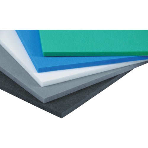 TRUSCO 発泡ポリエチレンシート ハード 5mm 1m×1m 緑