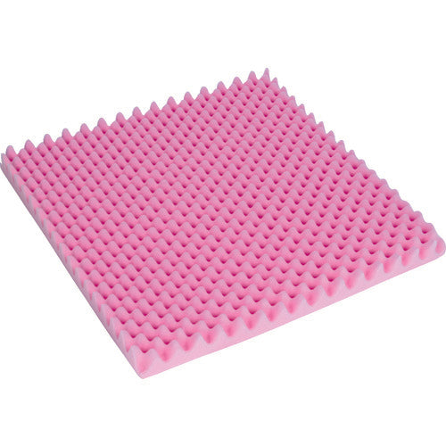 TRUSCO 波状加工ウレタンスポンジシート 帯電防止 40厚 500×500m