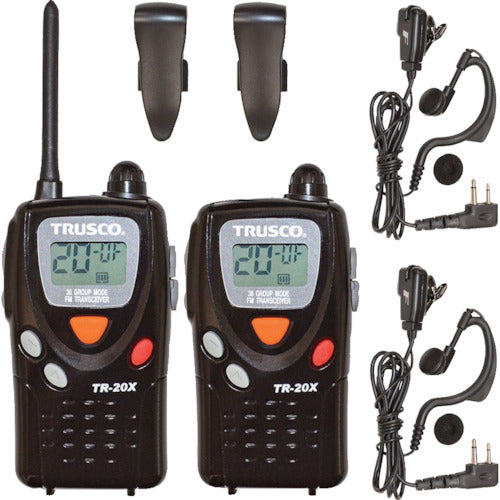 ＴＲＵＳＣＯ　特定小電力トランシーバー　２台セット