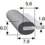 ＩＷＡＴＡ　ラバーエッジトリム　６Ｍ