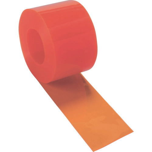 ＴＲＵＳＣＯ　ストリップ型間仕切りシート　防虫オレンジ２Ｘ３００Ｘ３０Ｍ