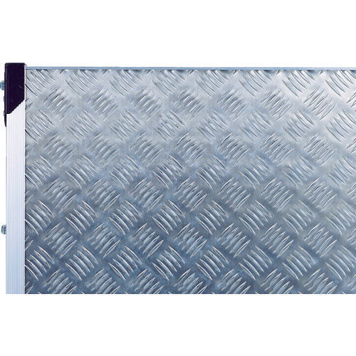 ＴＲＵＳＣＯ　作業用踏台　アルミ製・縞板タイプ　天板寸法５００Ｘ４００ＸＨ３００